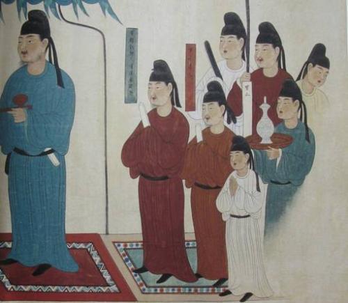 敦煌壁画中的男供养人__凤凰网