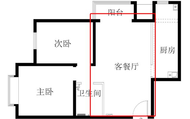 沙發可以不靠牆放,放中間或客廳三分之二處分割空間.