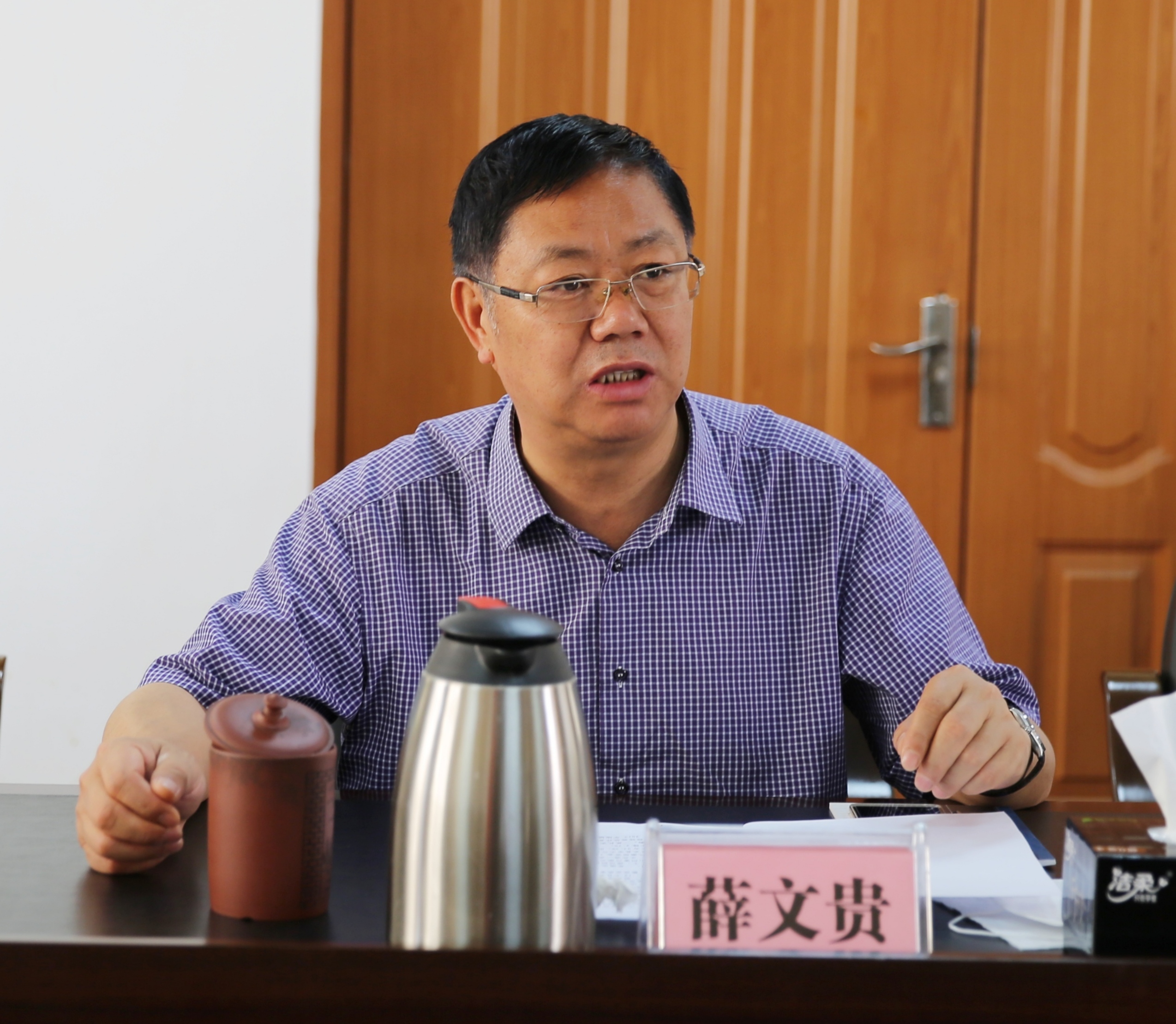 凉山州副州长李永亮到州生态环境局调研工作