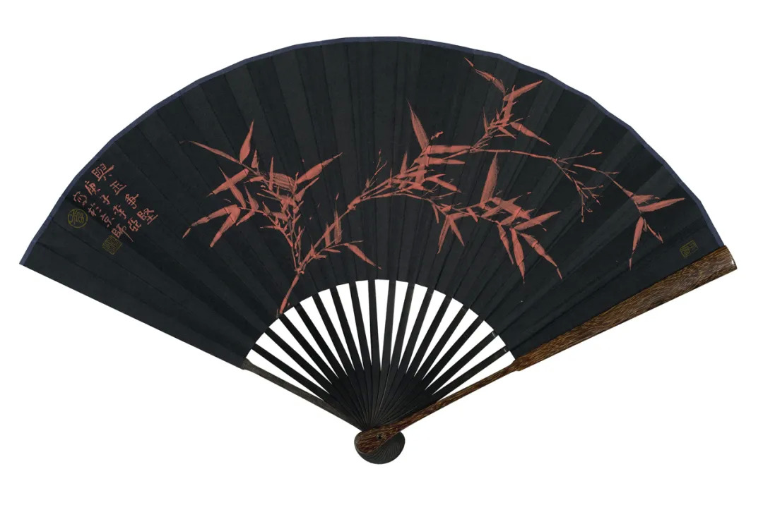 与玉争坚 23x52 纸本朱笔 2020年