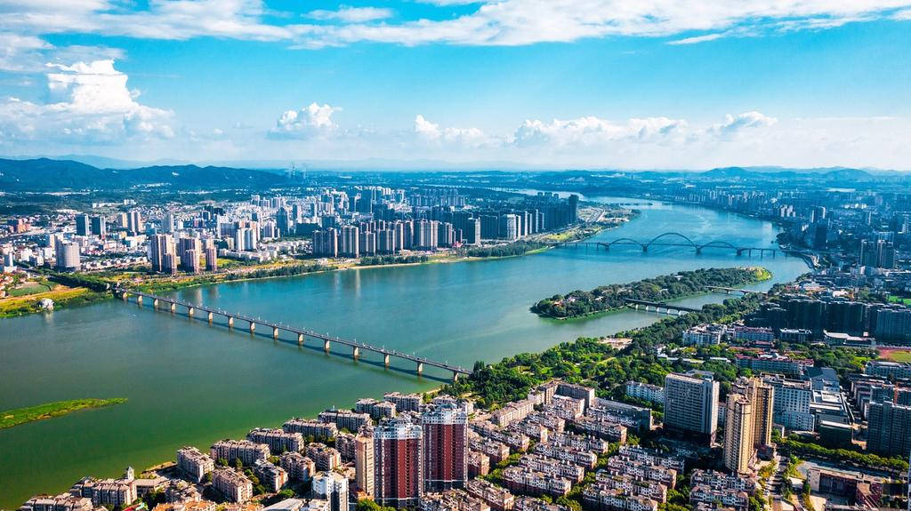 江西吉安五百里赣江最美风光带入画来