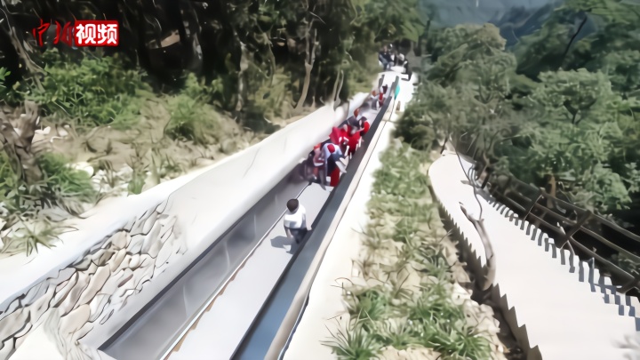 坐着轮椅去爬山 湖南莽山建成中国首个无障碍山岳型景区