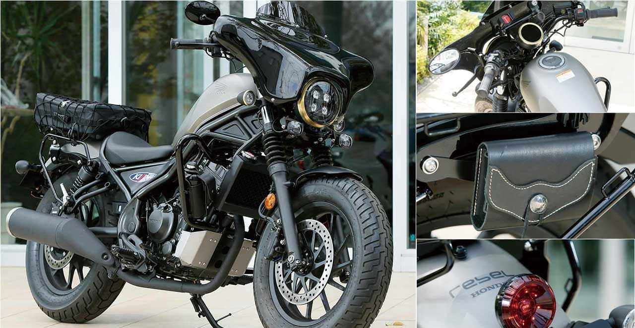 迷你哈雷,日本kijima customs推出本田rebel 500巡航改装套件