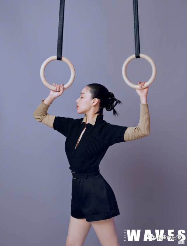 大长腿天生就是跳舞的料阚清子时尚大片释出芭蕾脚太吸睛