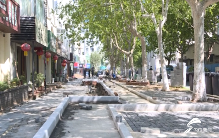 威海市环翠区新威附路全面“美容” 打造特色一条街__凤凰网