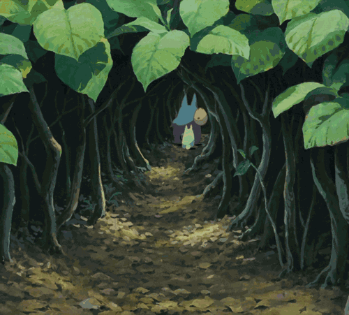 《龙猫》△《千与千寻》△《天空之城》宫崎骏笔下的森林深处,每一