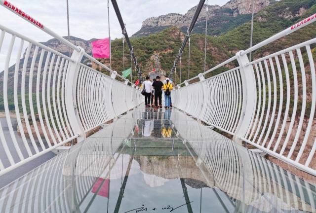 中国首条横跨黄河的玻璃吊桥，就在河南济源，已经成为网红景点