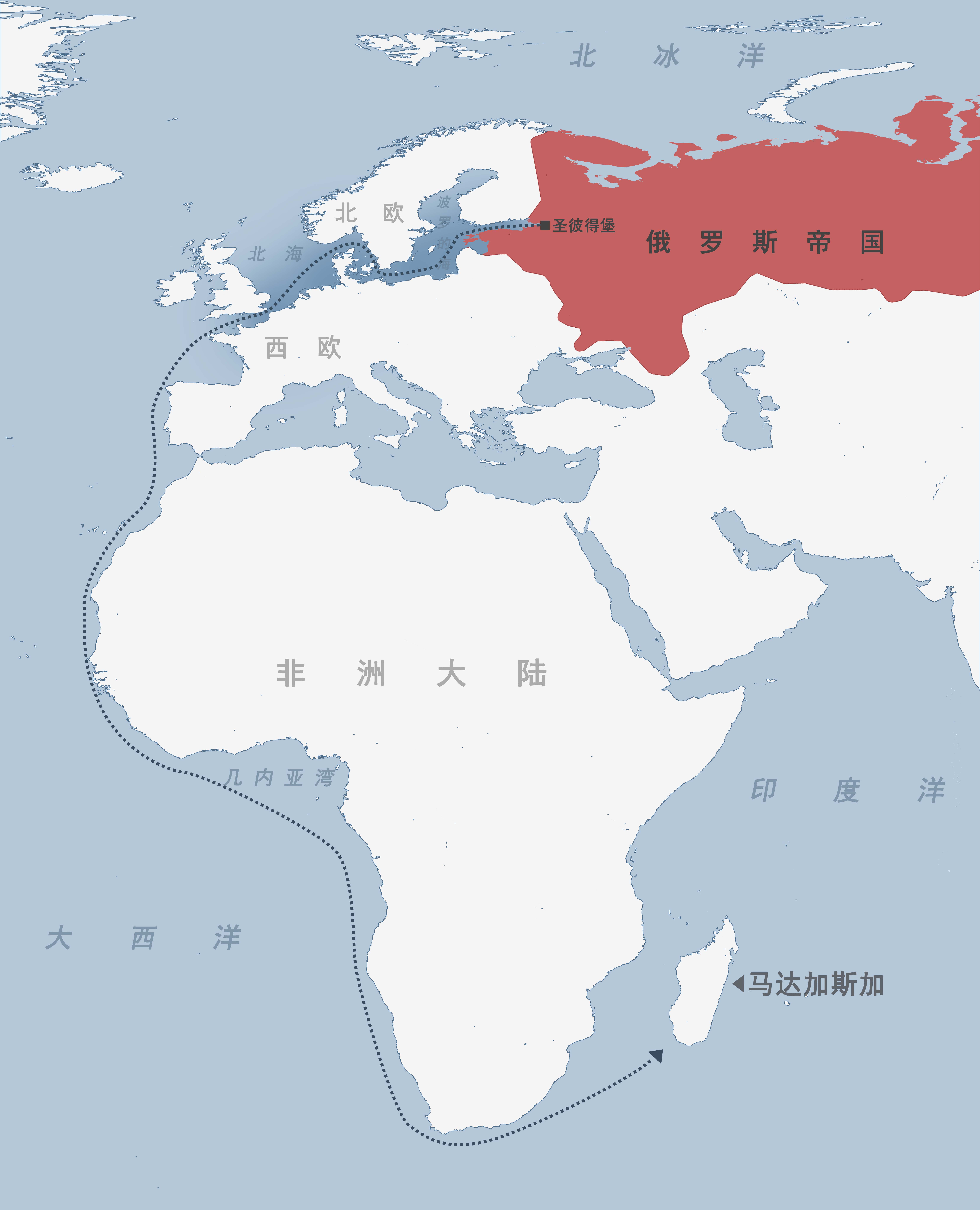俄罗斯建了一个非洲殖民地地球知识局