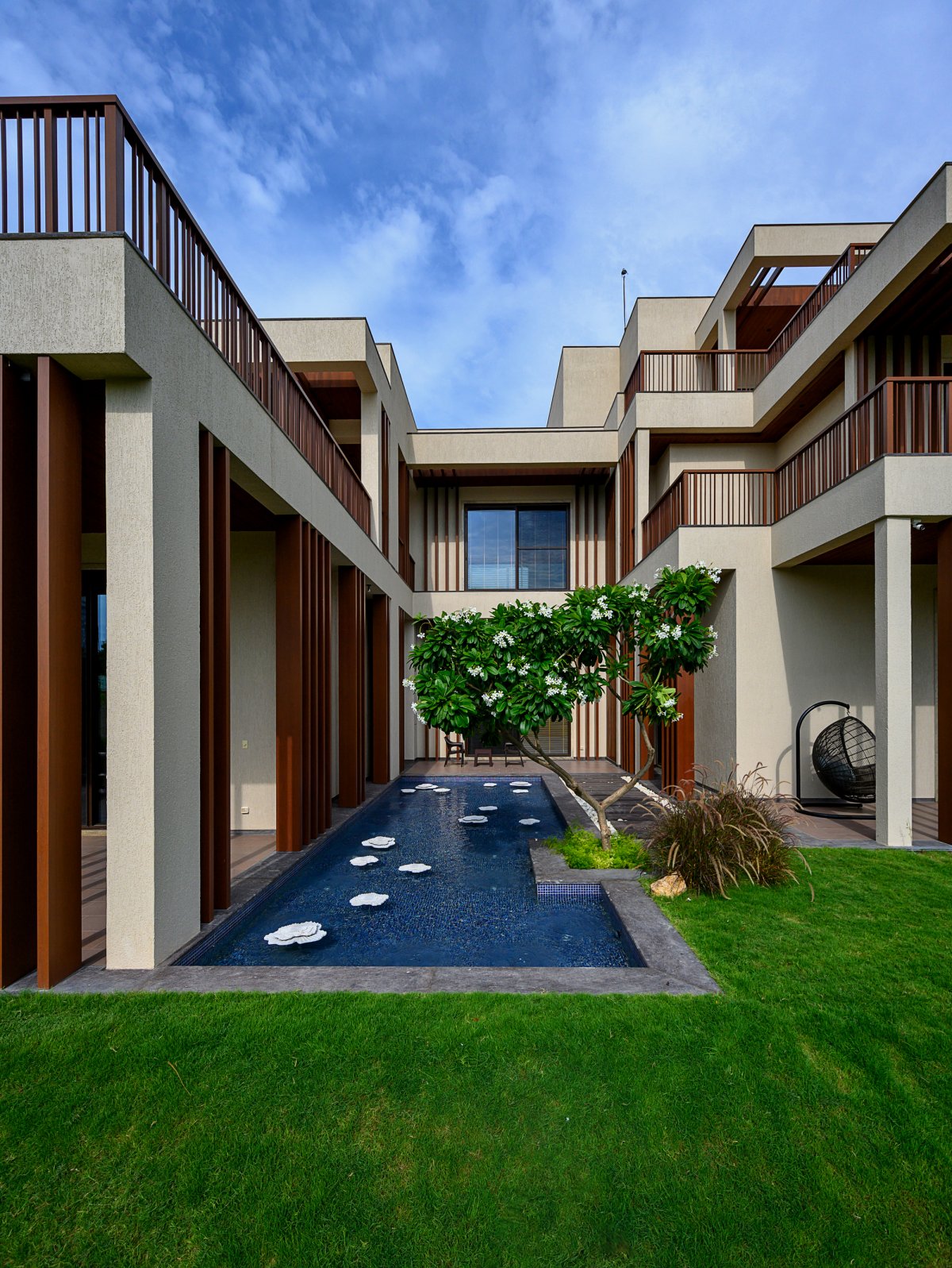 印度现代豪华别墅 | seza architects