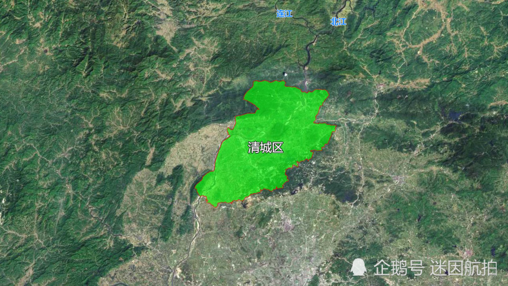10张地形图快速了解清远市的8个市辖区县市