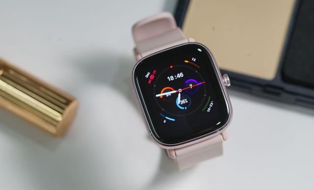 华米科技amazfit gts 2 mini智能手表图赏:轻薄多彩演绎腕上时尚_凤凰