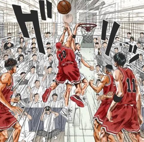 灌篮高手流川枫的这次进攻 大河田来不及反应 深津处于被动地位 凤凰网