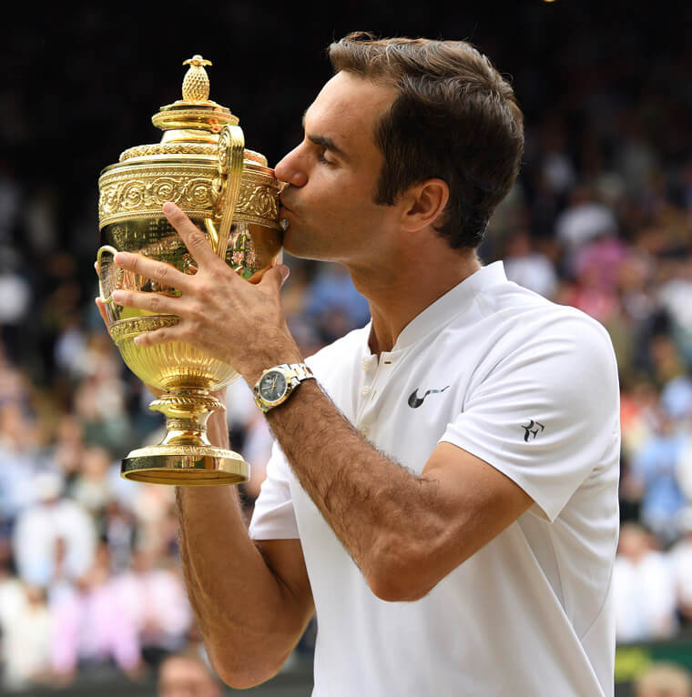 网球天王费德勒roger federer夺冠时都戴了哪些劳力士手表