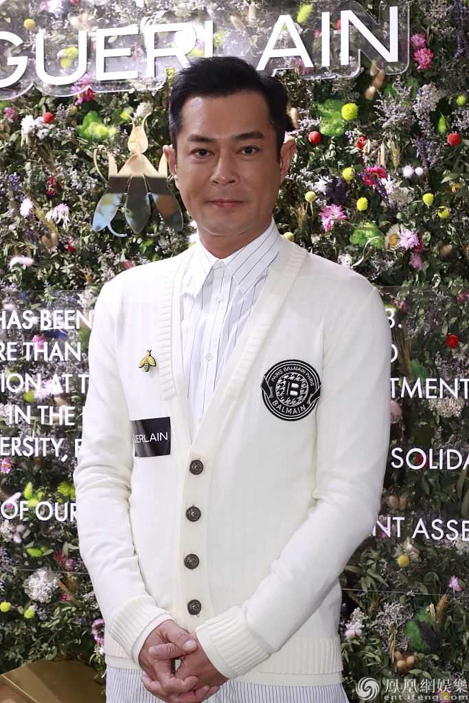 2020年5月21日,香港,古天乐出席某品牌活动.