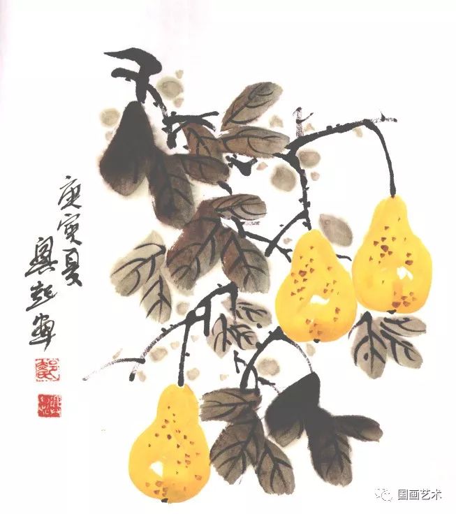 书画联盟丨写意蔬果画法解析