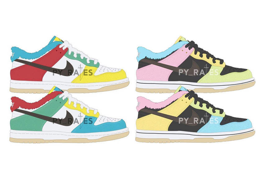 两双不对称鸳鸯设计 dunk low 明年登场