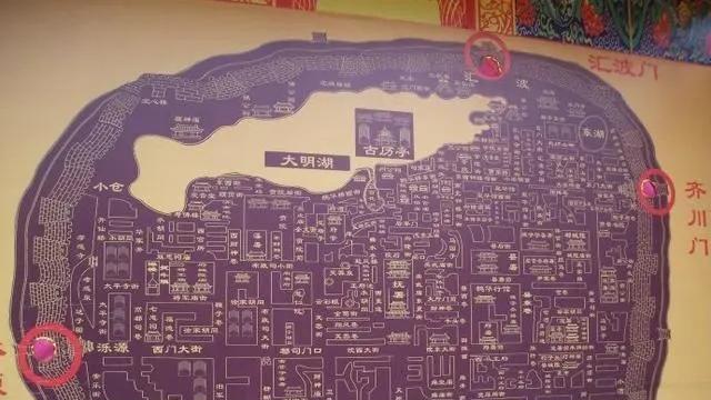 (明朝济南城城防图)