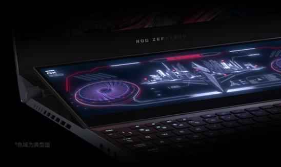 在实际应用中,rog冰刃双屏的这块rog screenpad plus也大有妙用,针对