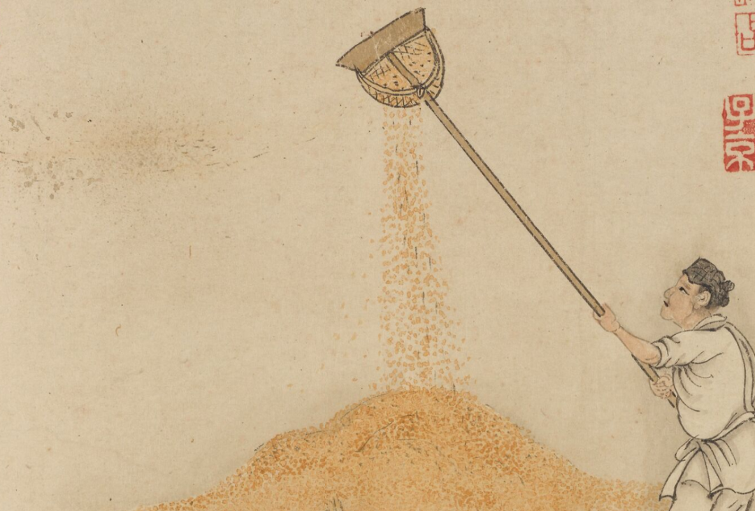 继续放大古画一粒米究竟怎样走上古人的餐桌