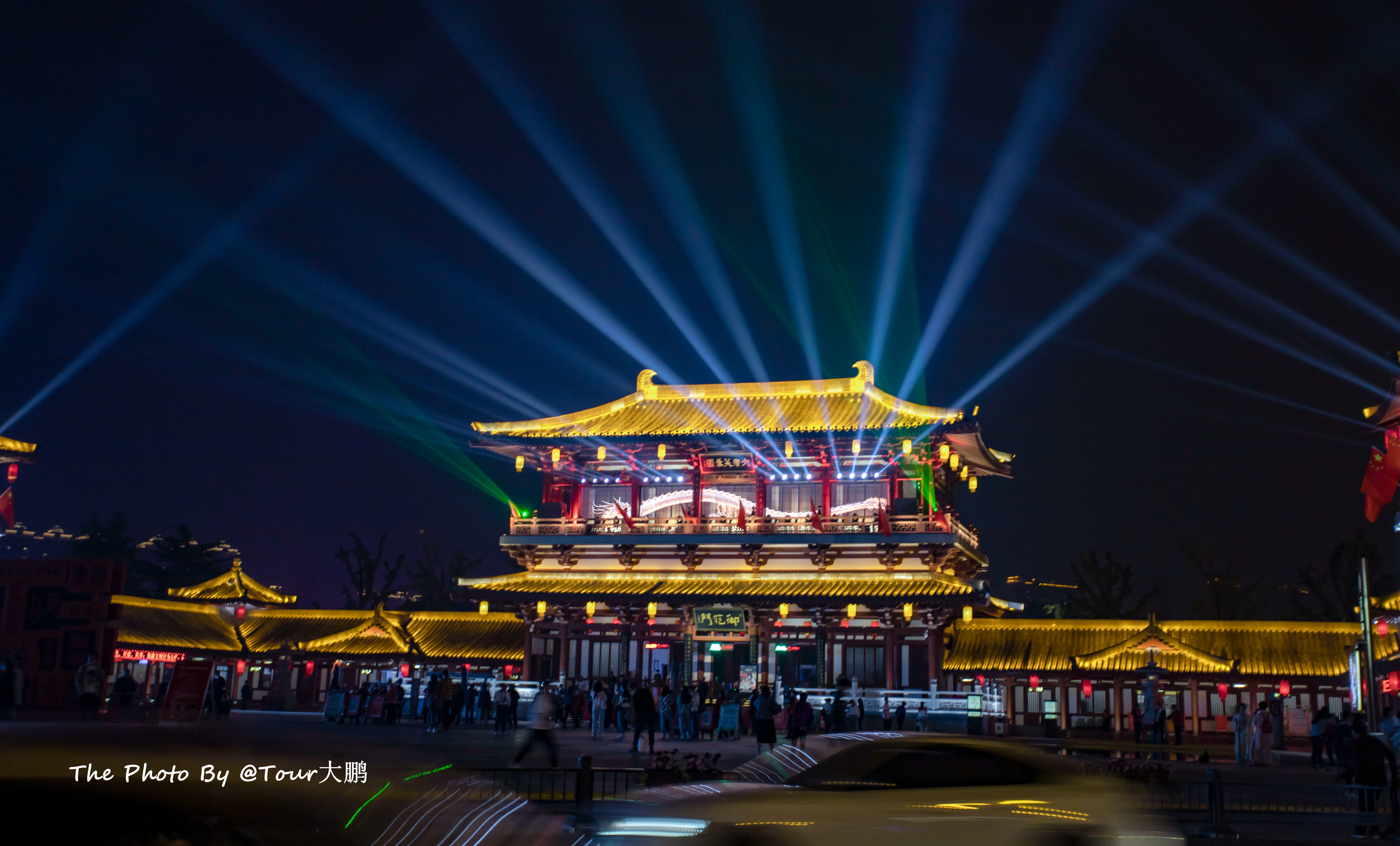 古代夜景 长安图片