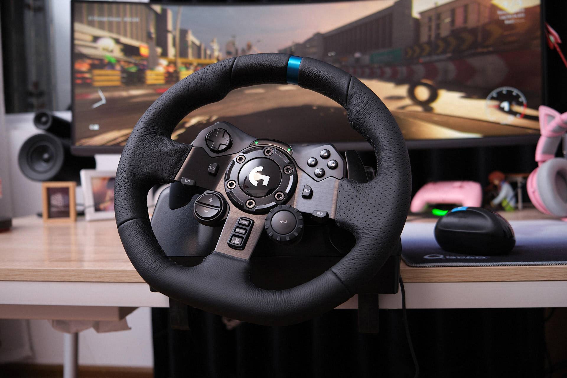 男人的浪漫:罗技g923 trueforce力反馈方向盘