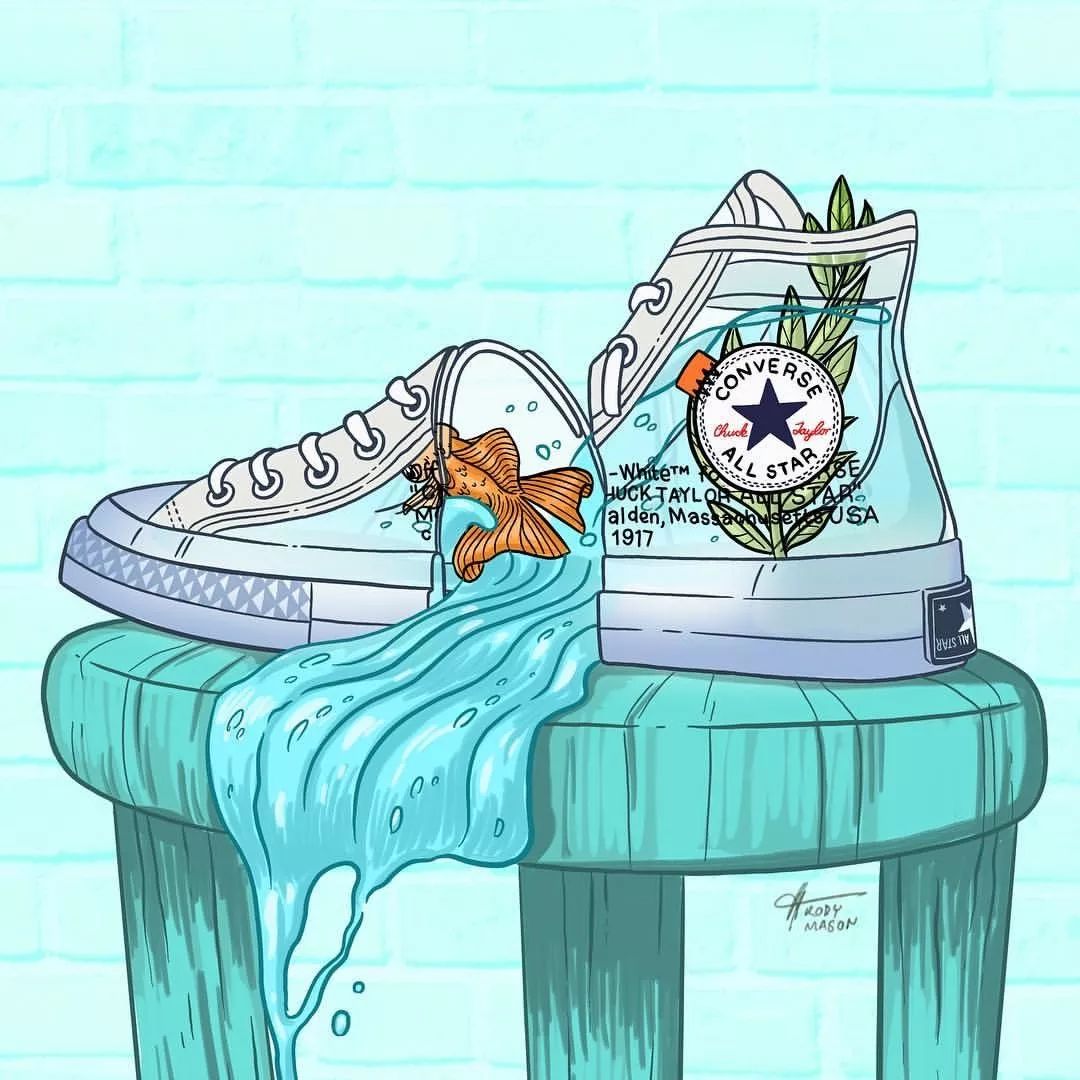 朋友圈配图丨球鞋除了穿还可以用来