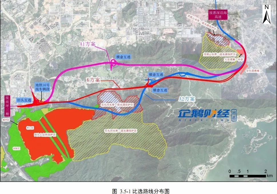 深汕第二高速大亚湾段曝光将接南坪快速外环高速惠深沿海高速