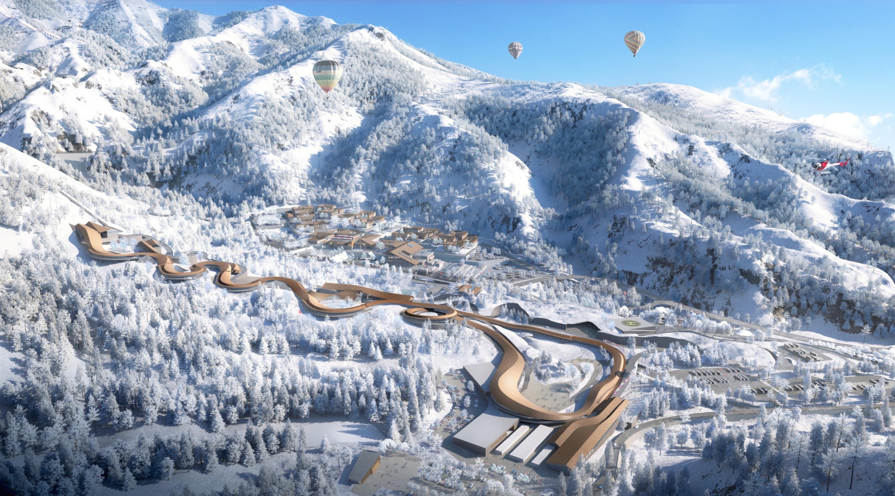 冬奥会项目复工率96%,国家雪车雪橇中心赛道开始制冰