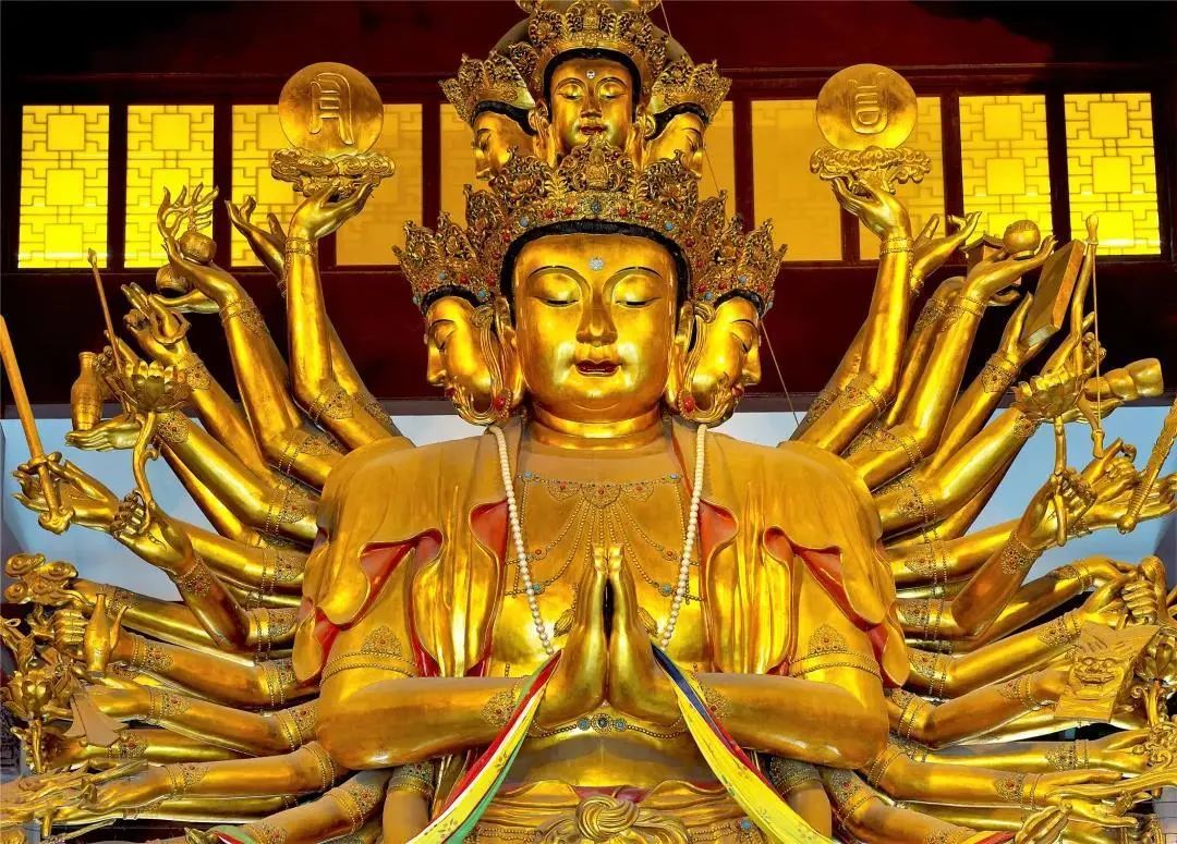 机缘难得建议收藏丨大悲观世音菩萨四十二手眼全图