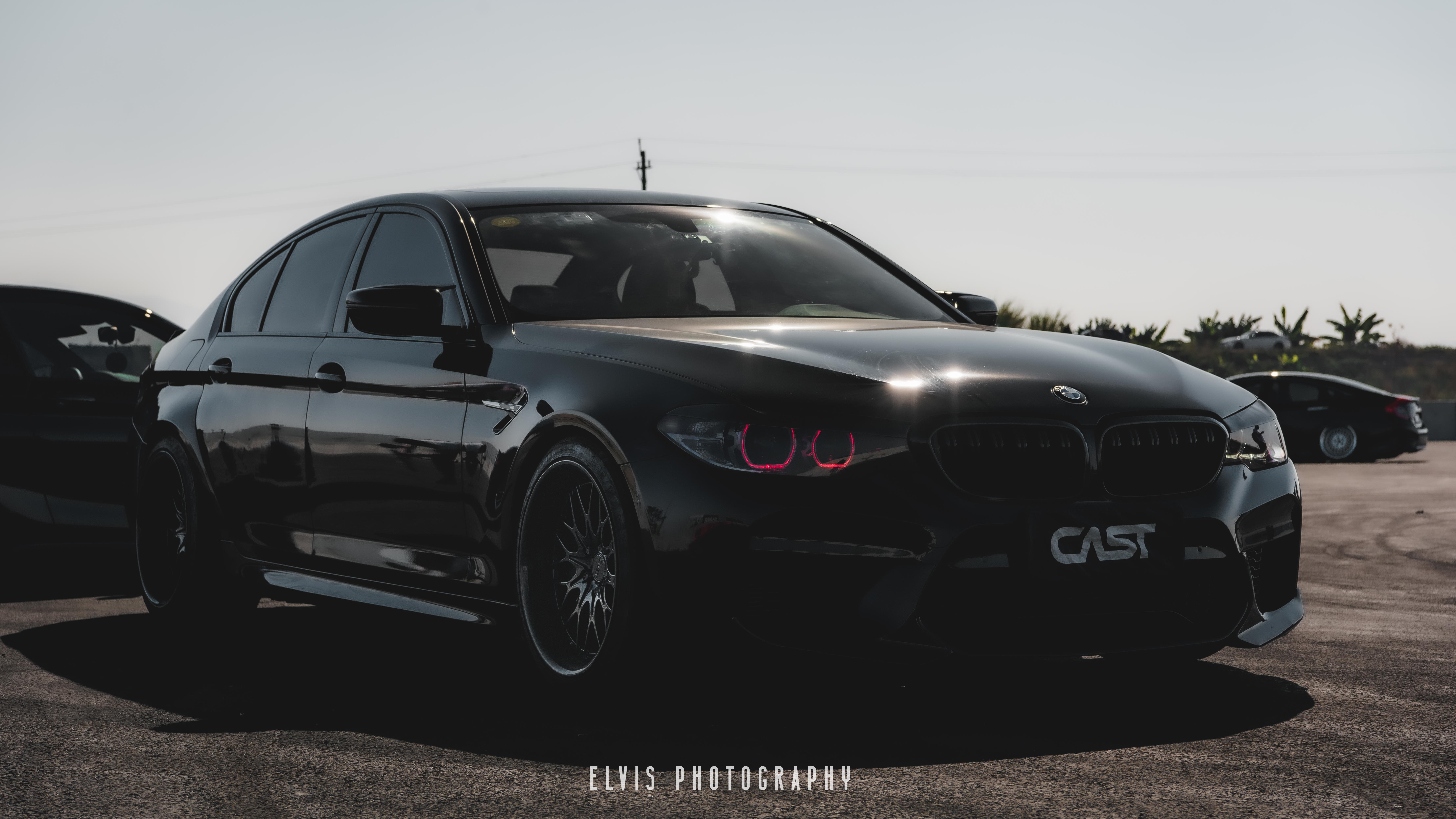 宝马525i化身"红眼黑武士",眼泛红光如黑夜中潜伏的凶猛野兽!