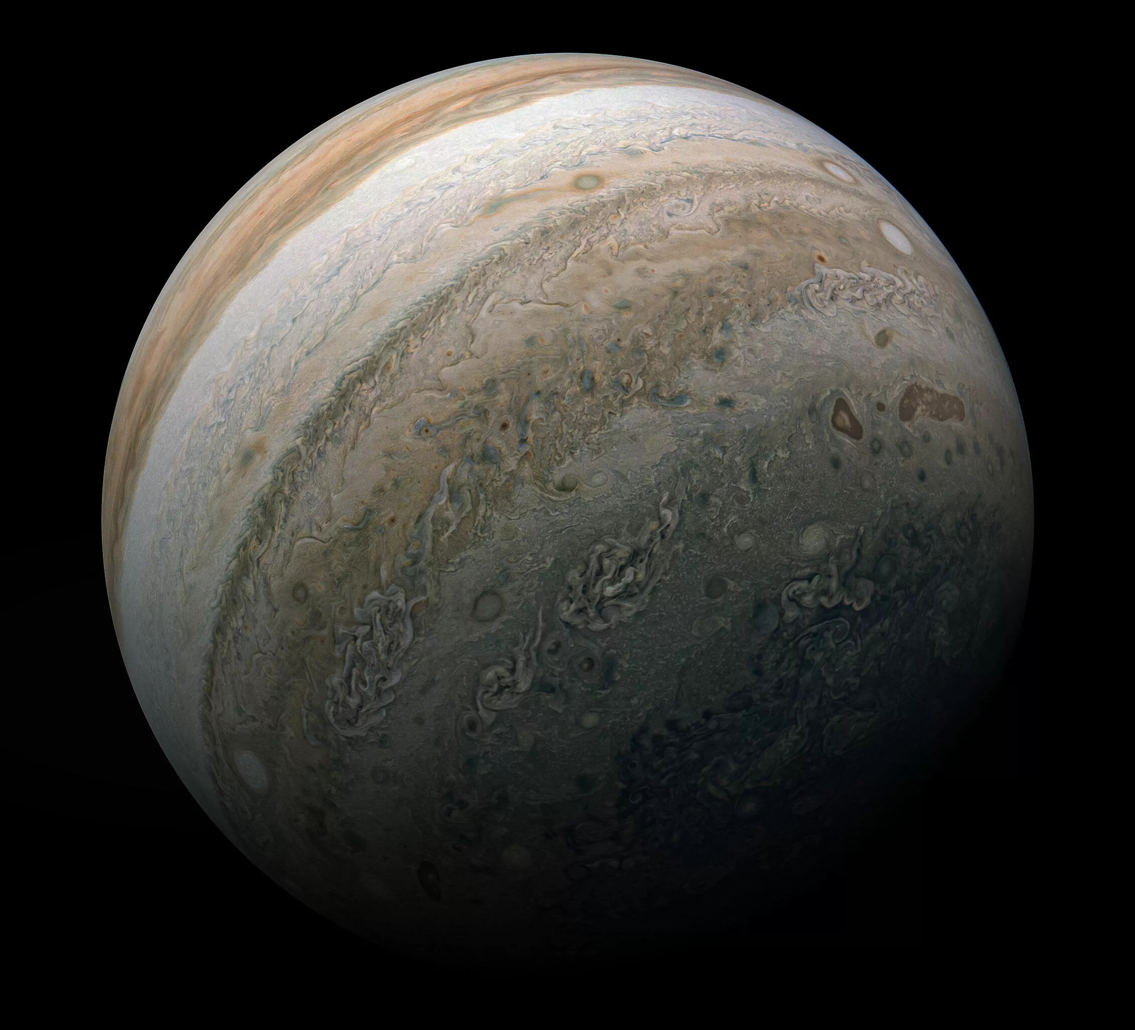 nasa发布木星之美图像02希望给人类以慰藉