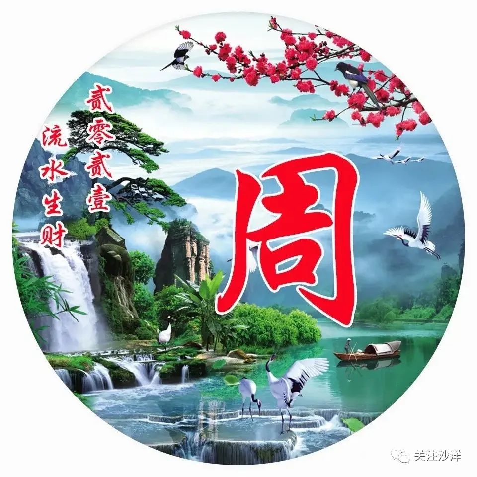 姓氏微信头像等你来取,山水风景美如画,2021流水生财