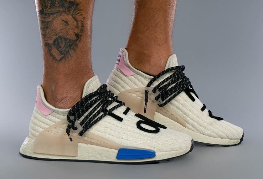 Pharrell adidas NMD Hu Cream Blue Pinkåå:registered:æ¥æ