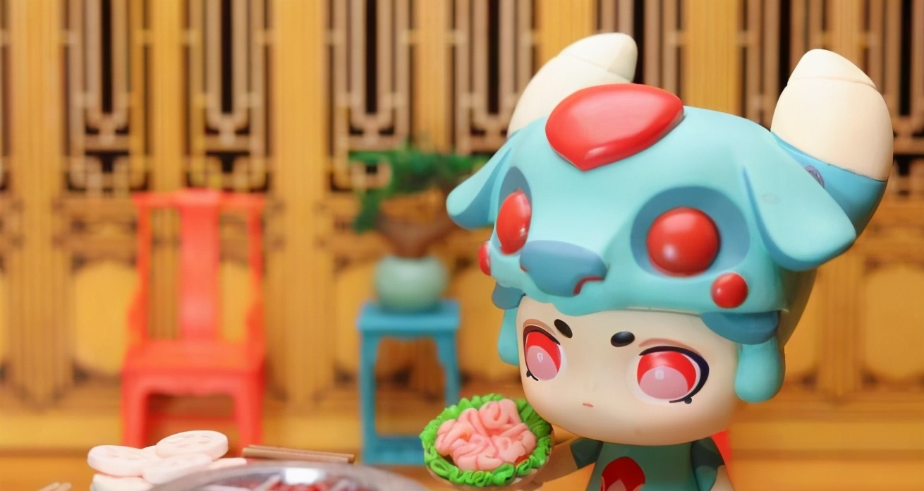 刘一手火锅全新推出国风五色限量版盲盒,跨年祈福"牛"气冲天!