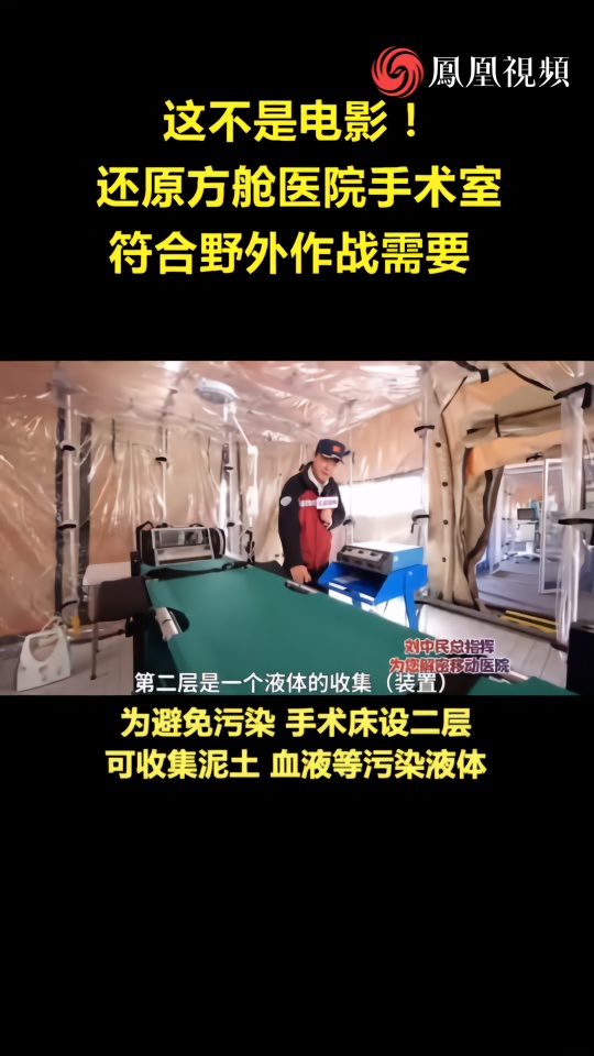 这不是电影解密野战方舱医院手术室