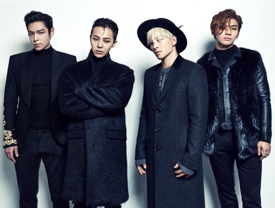 四人组合BIGBANG于4月回归的宣言引发爆发性期待