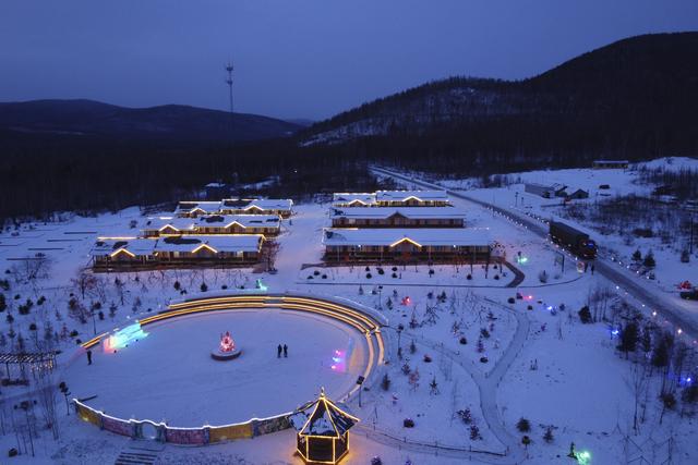 "中国最冷小镇"的极寒风景