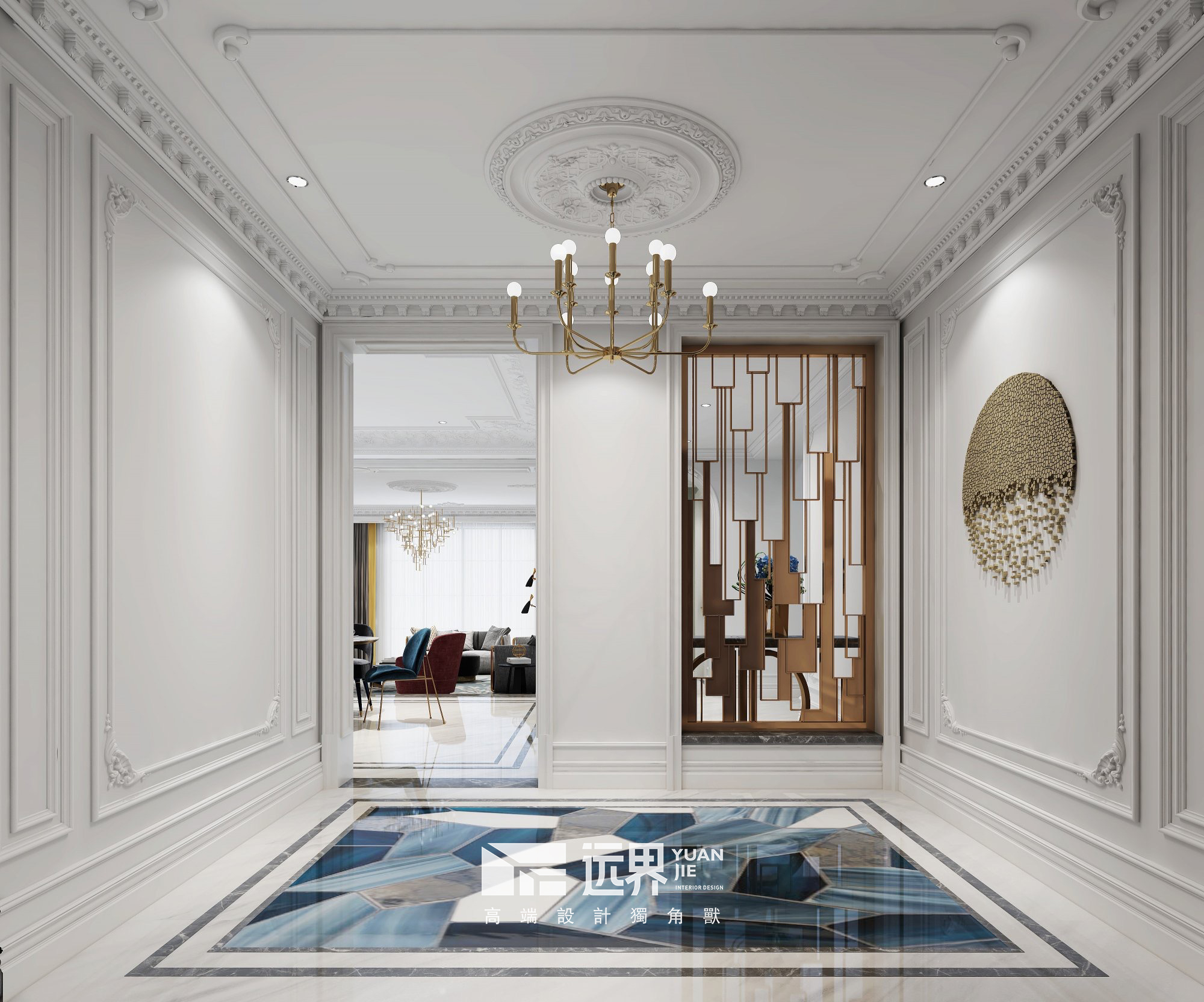 700㎡法式轻奢,一场浪漫与优雅的邂逅!一进门就爱上了__凤凰网