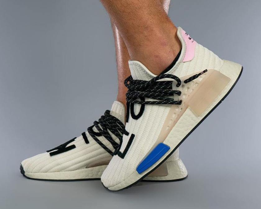 Pharrell adidas NMD Hu Cream Blue Pinkåå:registered:æ¥æ