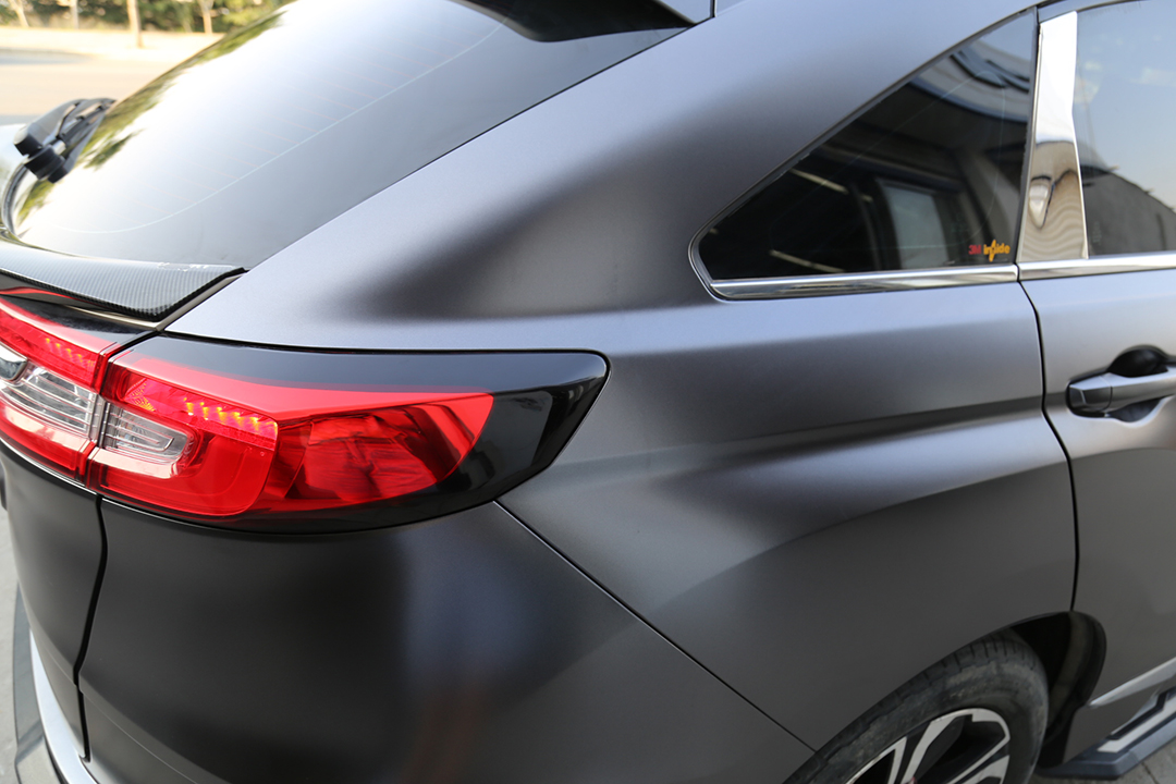 本田ur-v济南欧瑟全车改色贴膜车衣裳电光金属太空灰