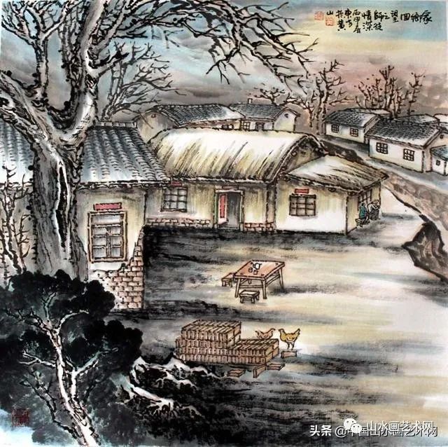 画家刘东方的"家乡之恋"(高清组图)