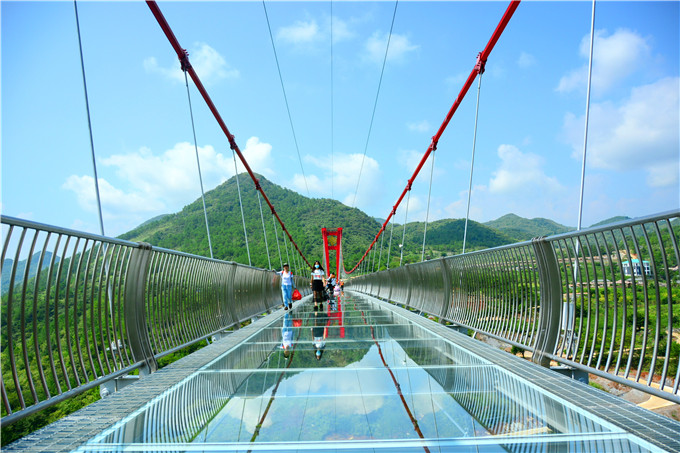 五龙潭 玻璃桥图片