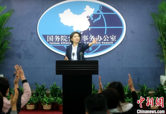 国台办发言人朱凤莲。图片来源中新社