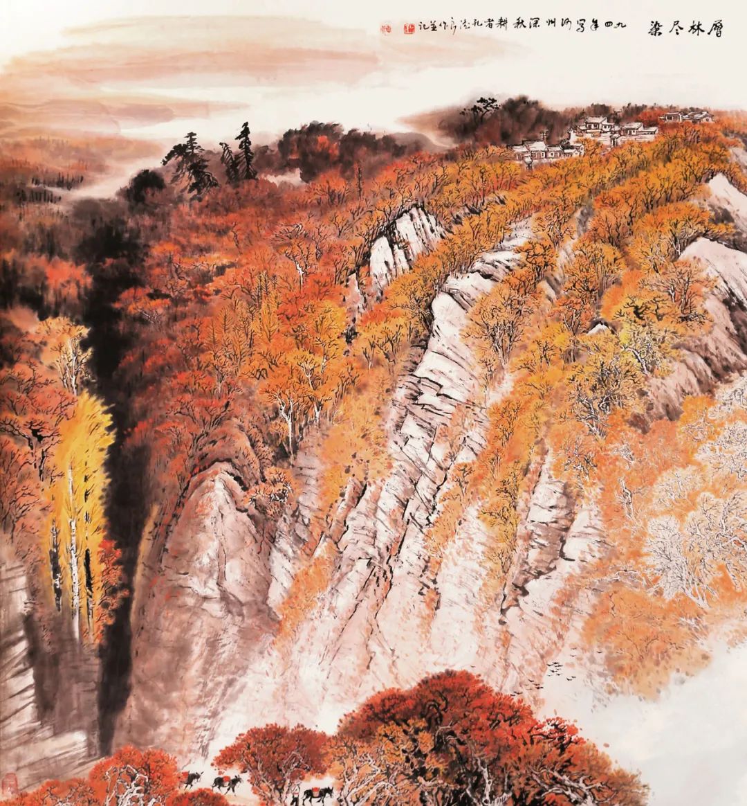 孔德良先生山水画作品展"于2020年8月24日——27日在甘肃省艺术馆展出