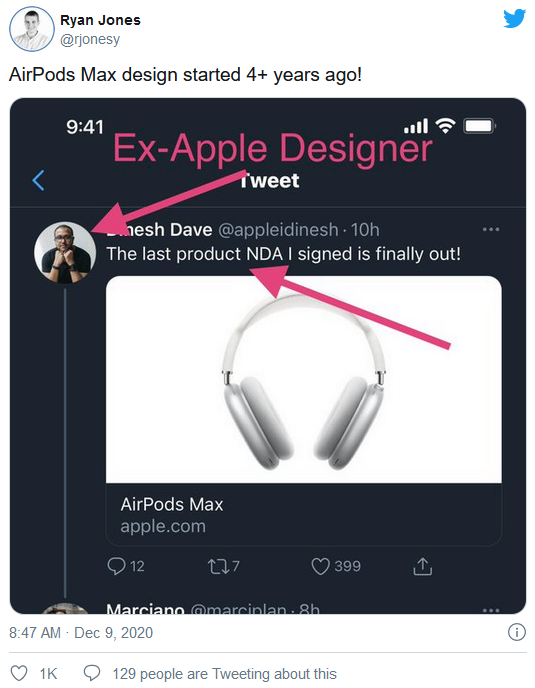 前苹果工程师透露AirPods Max四年前就已开始立项研发