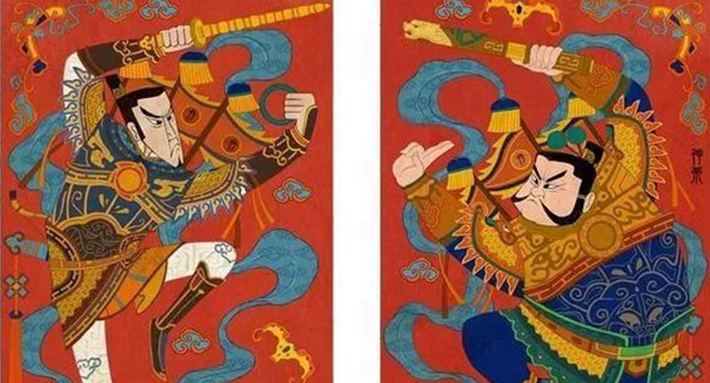 过年贴的门神也换届?你知道的秦琼尉迟恭,只是门神中的一届_凤凰网