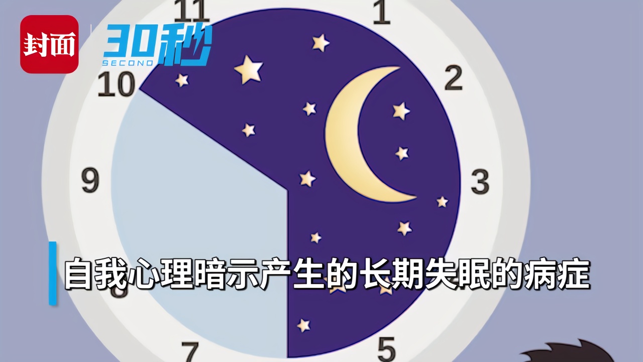 30秒丨科普：什么是失眠恐惧症？