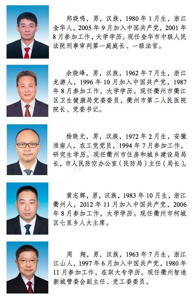 浙江省担当作为好干部拟表彰人选公示衢州这些干部上榜