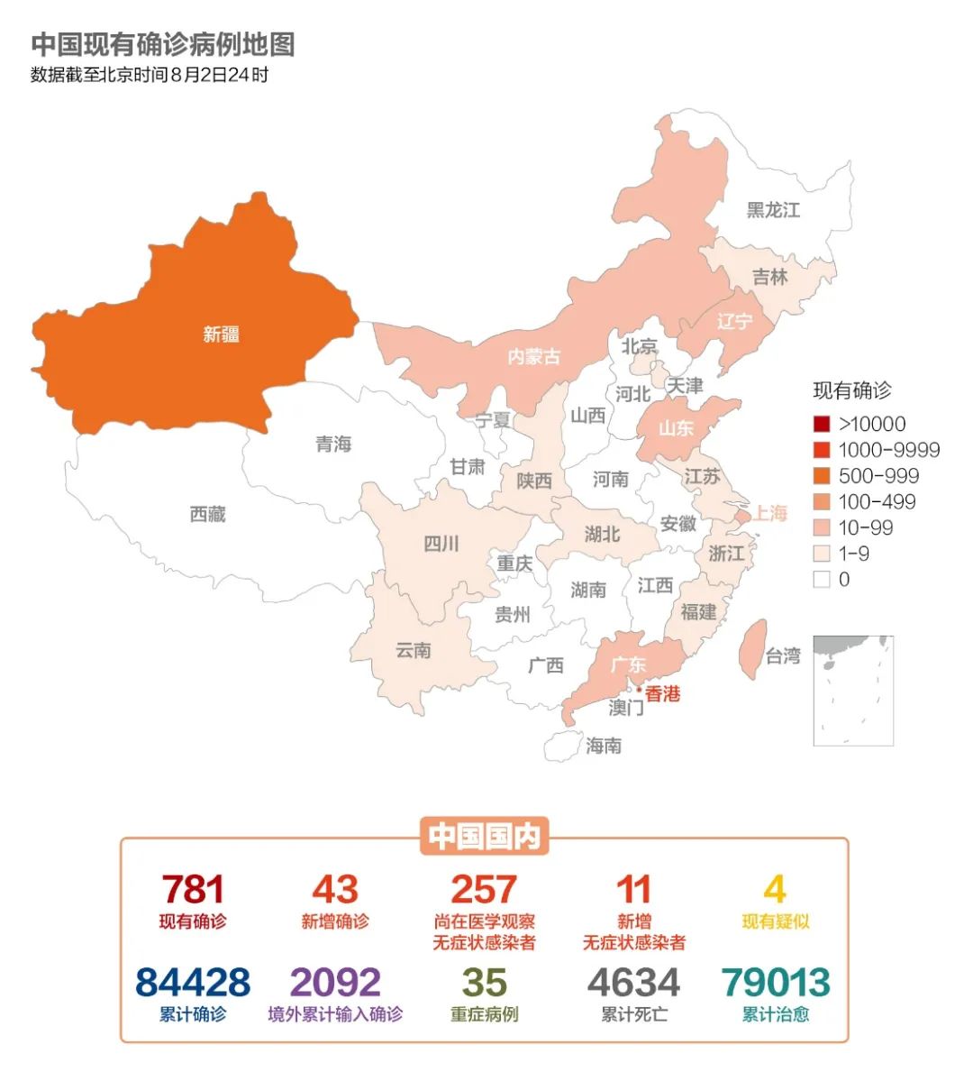 數說疫情0803大連現有病例83集中在大連灣街道未來20天將有2萬美國人