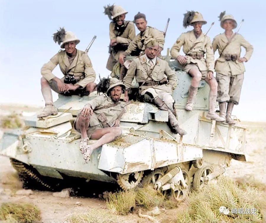 北非战场上意军炮兵要强得多!